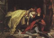 Alexandre Cabanel Der Tod von Francesca da Rimini und Paolo Malatesta oil painting artist